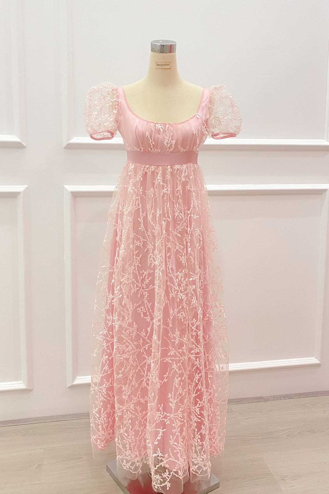 lace empire dress La Femme
