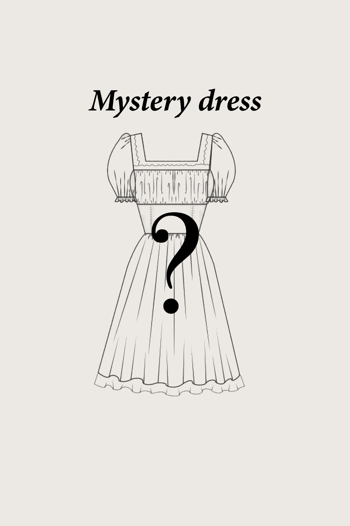 Mystery Dress Whimsical Lace Mystery Dress Whimsical Lace