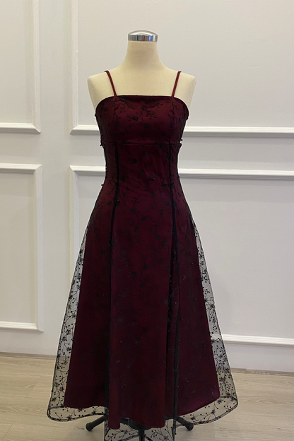 90s Prom Dress with Adjustable Straps