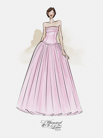 Bespoke Gown & Petticoat for Ruby A.
