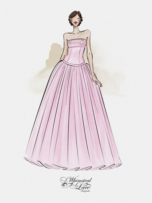 Bespoke Gown & Petticoat for Ruby A.